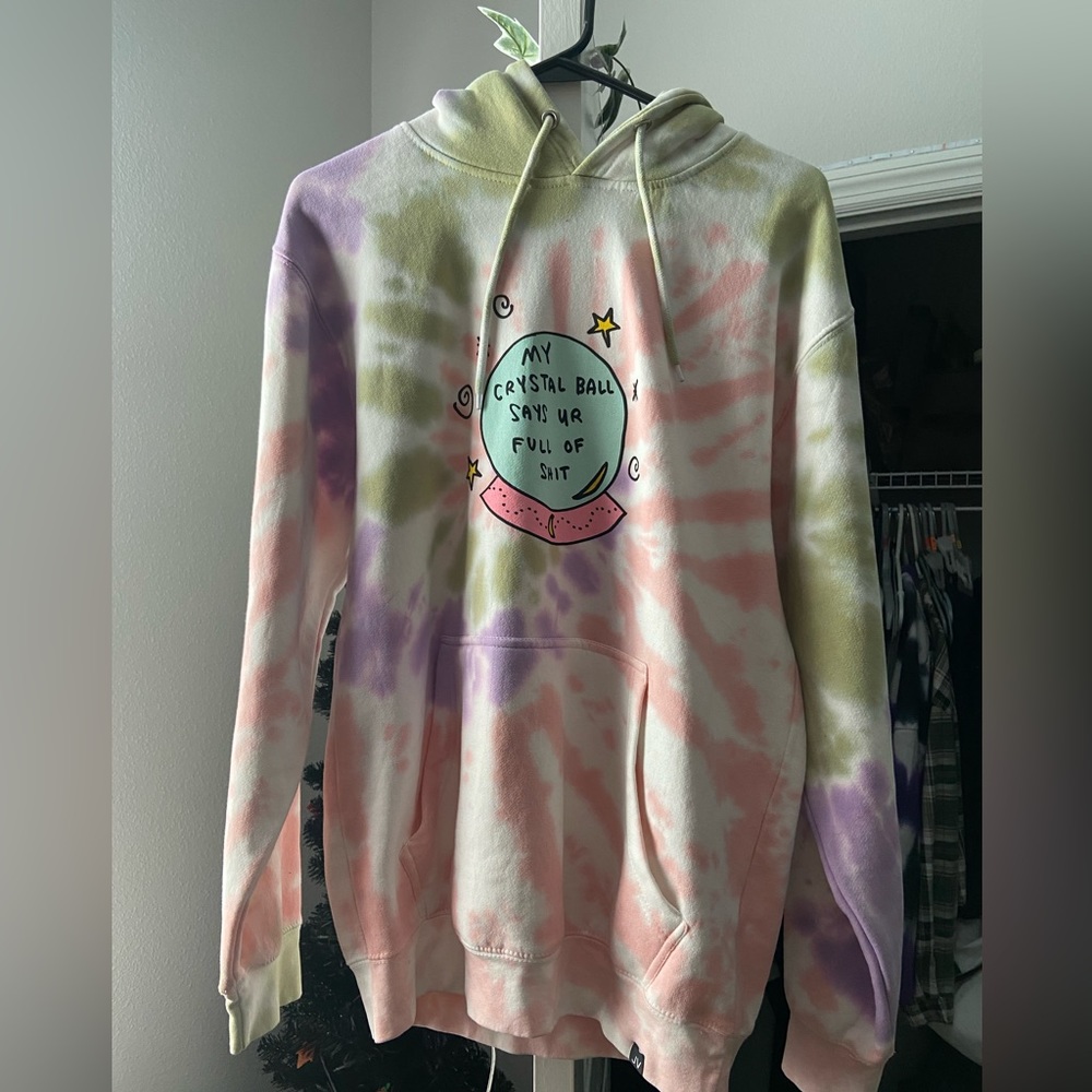 JV by Jac Vanek Crystal Ball Tie Dye Hoodie Zumiez